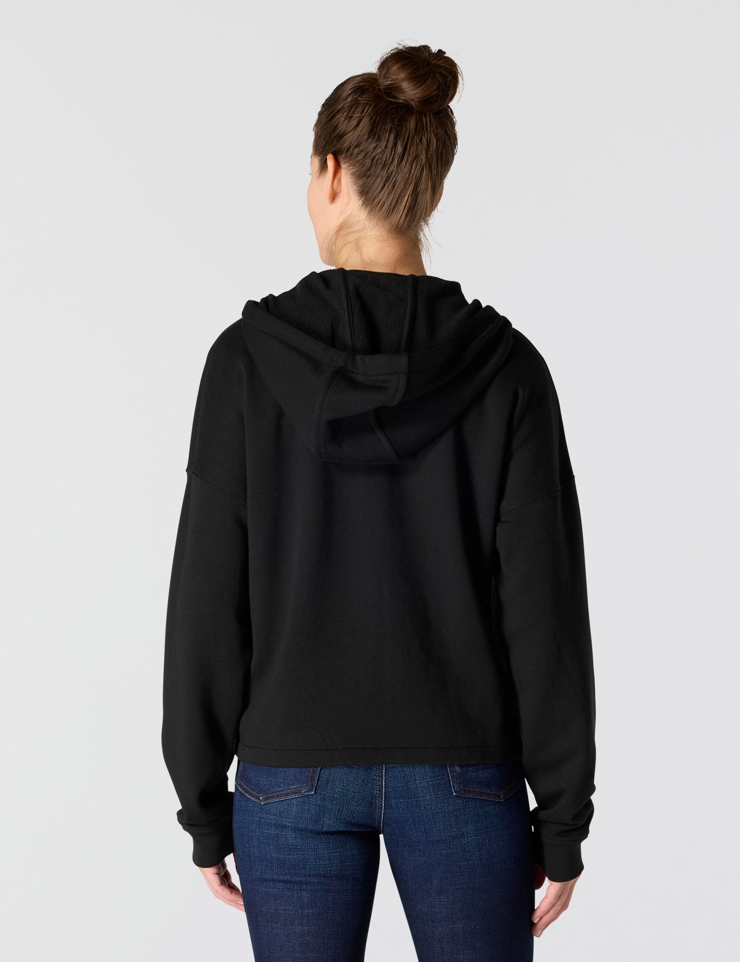 Carhartt Women's 106837 Women's Tencel™ Fiber Series Loose Fit Full-Z, Black, Medium