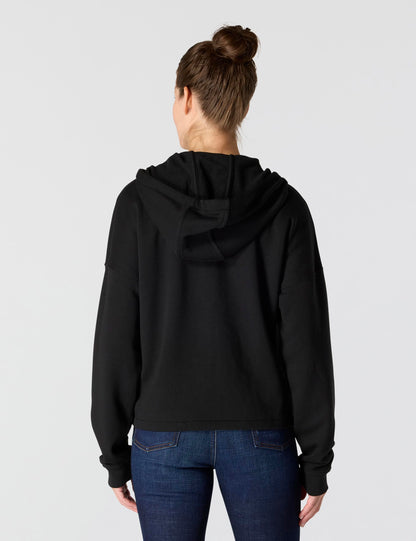 Carhartt Women's 106837 Women's Tencel™ Fiber Series Loose Fit Full-Z, Black, Medium