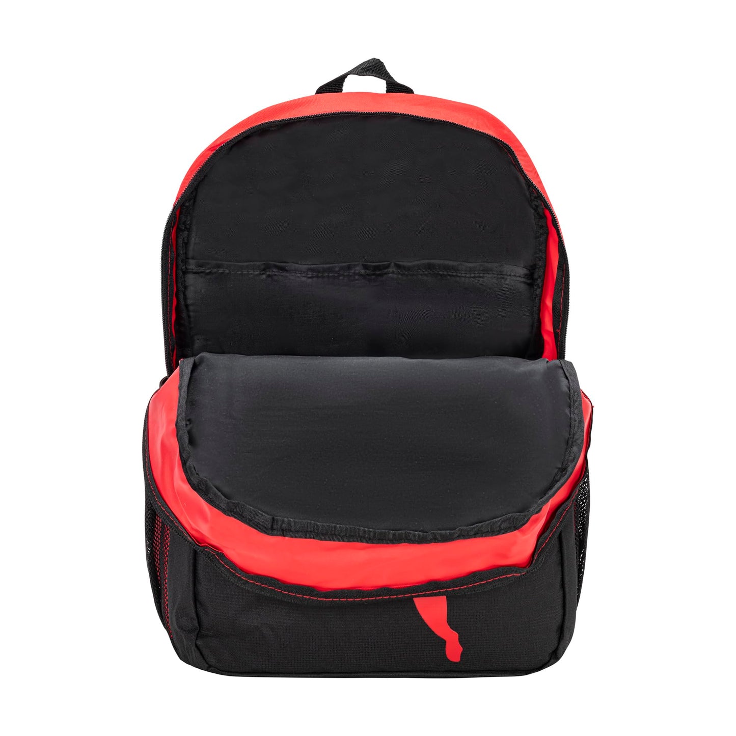PUMA Kids' Meridian Backpack, Black/Red, One Size