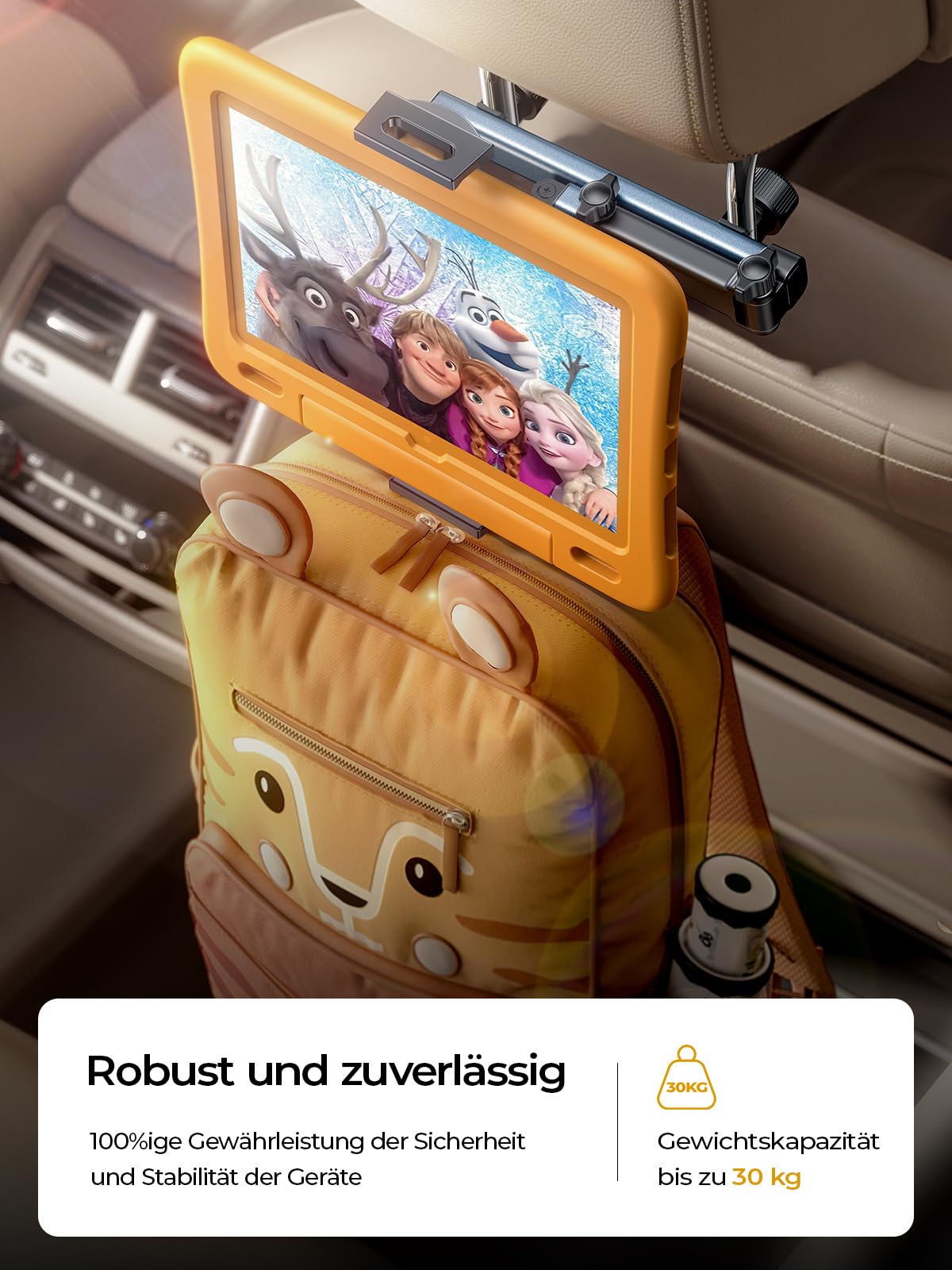 LISEN for iPad Tablet Holder for Car, iPad Holder Mount Back Seat for Car