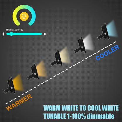 Led Flood Light Outdoor 600W Equivalent 6000LM, RGB Color Changing Floodlight with APP Control, Bluetooth RGB Smart Floodlights 16 Million Colors & 2700K, DIY Scenes-Timing-Music Sync, IP66,US 3-Plug
