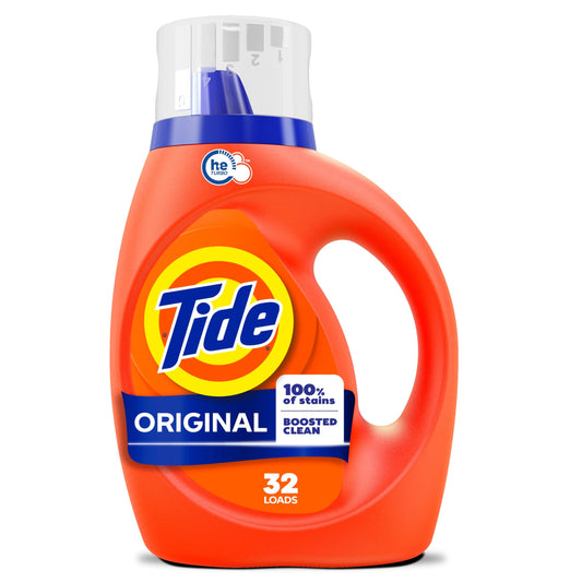 Tide Liquid Laundry Detergent Original, 32 loads, 1.24 mL