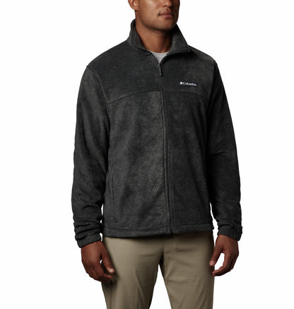 Columbia Men's Steens Mountain 2.0 Full Zip Fleece Jacket, Charcoal Heather, Medium