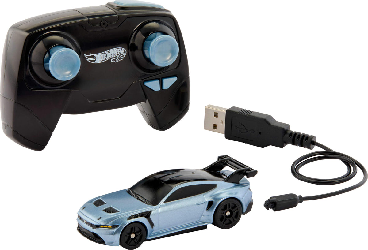 Hot Wheels RC Ford Mustang, Remote-Control Toy Car