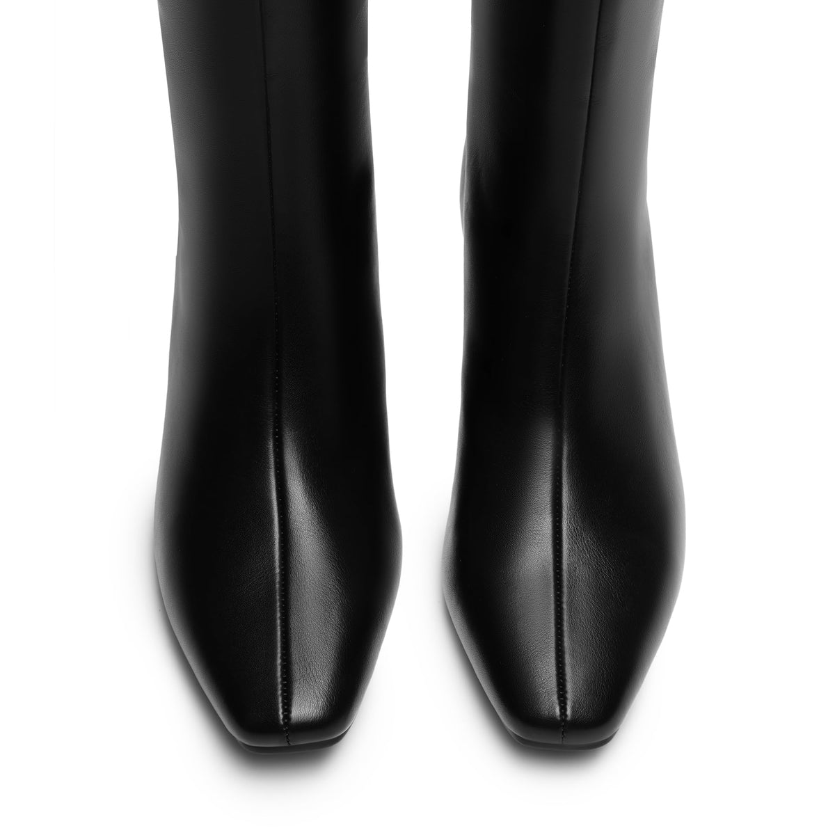 DREAM PAIRS Women Knee High Kitten Heel Boots,Black,8