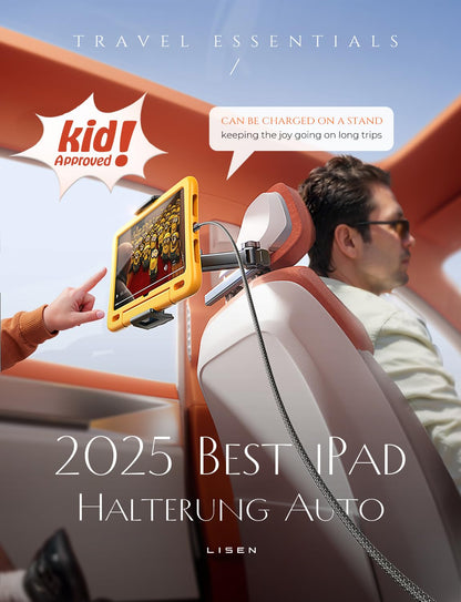 LISEN for iPad Tablet Holder for Car, iPad Holder Mount Back Seat for Car