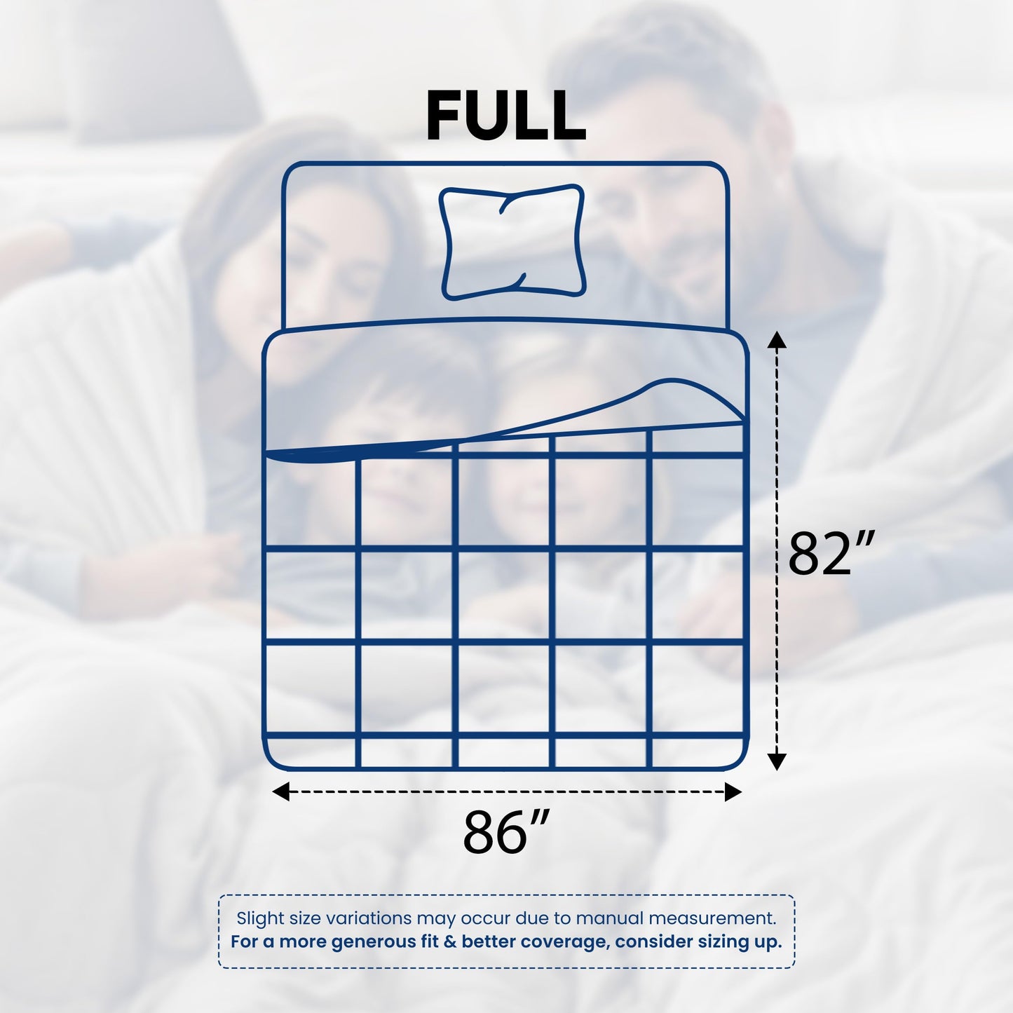 Utopia Bedding Comforters Full Size, All Season Duvet Insert, Down Alternative Box Stitched Bed Comforter with Corner Tabs, Machine Washable (White)