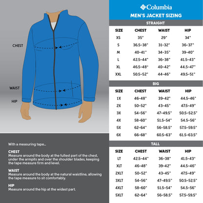 Columbia Men's Watertight II Waterproof Rain Jacket, Collegiate Navy, Large