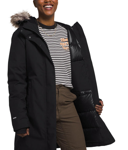 THE NORTH FACE Women's Arctic Parka, TNF Black-NPF, Large