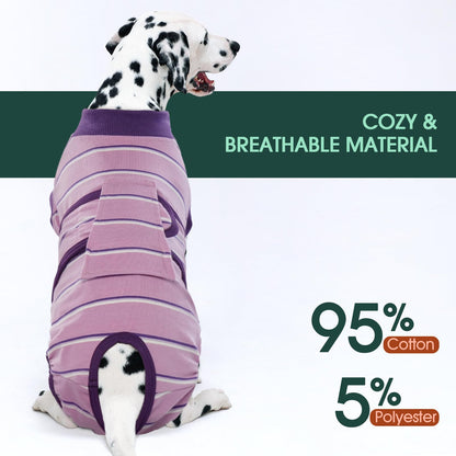 Kuoser Recovery Suit for Dogs, Female Male Dog Onesie for Spay Neuter, Anti Licking Dog Surgery Recovery Suit Soft Dog Bodysuit for Small Medium Large Dogs, Substitute E-Collar & Cone