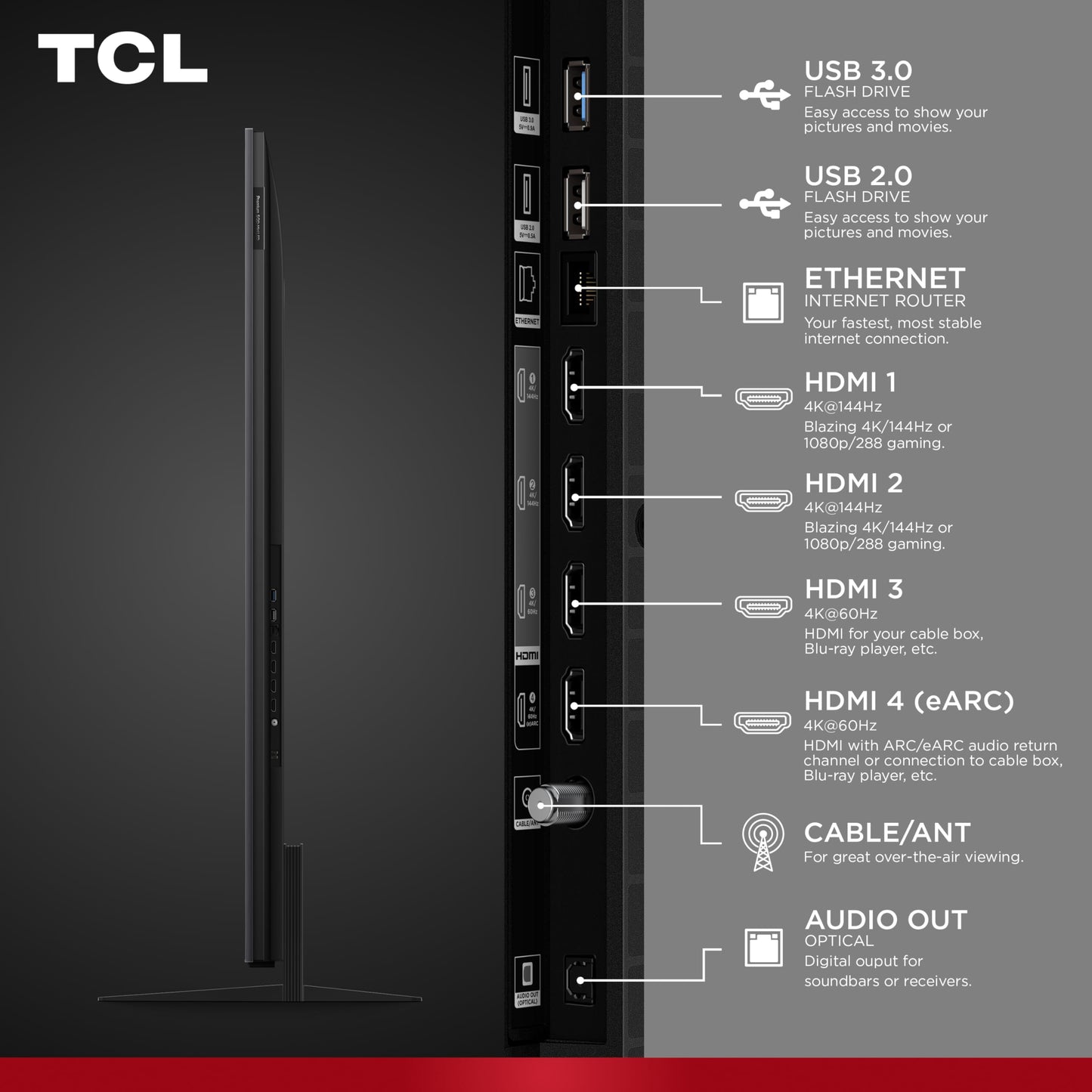TCL 75” QM7L Series Smart SQD-Mini LED TV with Google TV, TCL Deep Color System with 1 Super QLED and 100% BT2020 Color, Local Dimming Ultra, High Brightness Ultra, and Audio by Bang & Olufsen (2026)