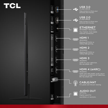TCL 75” QM7L Series Smart SQD-Mini LED TV with Google TV, TCL Deep Color System with 1 Super QLED and 100% BT2020 Color, Local Dimming Ultra, High Brightness Ultra, and Audio by Bang & Olufsen (2026)