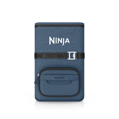 Ninja FrostVault™ Go 36-Can Backpack Cooler, Dry Storage, Lakeshore Blue