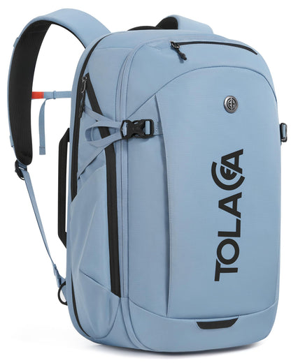 Tolaccea Travel Laptop Backpack 32L Carry on Daypack for Work Business