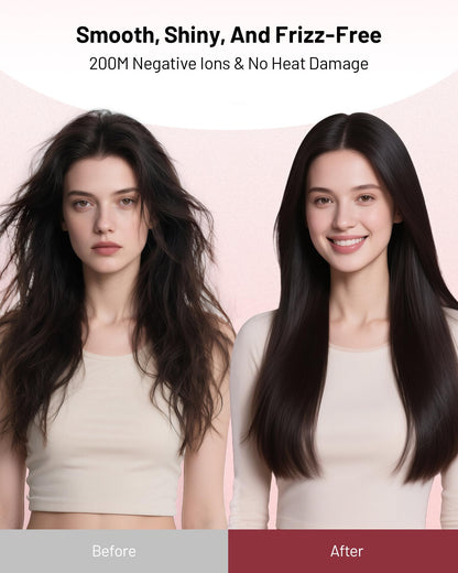 Dual Voltage Travel Hair Dryer with Diffuser - Professional High-Speed Ionic Blow Dryer for Women, Dark, HD-3222