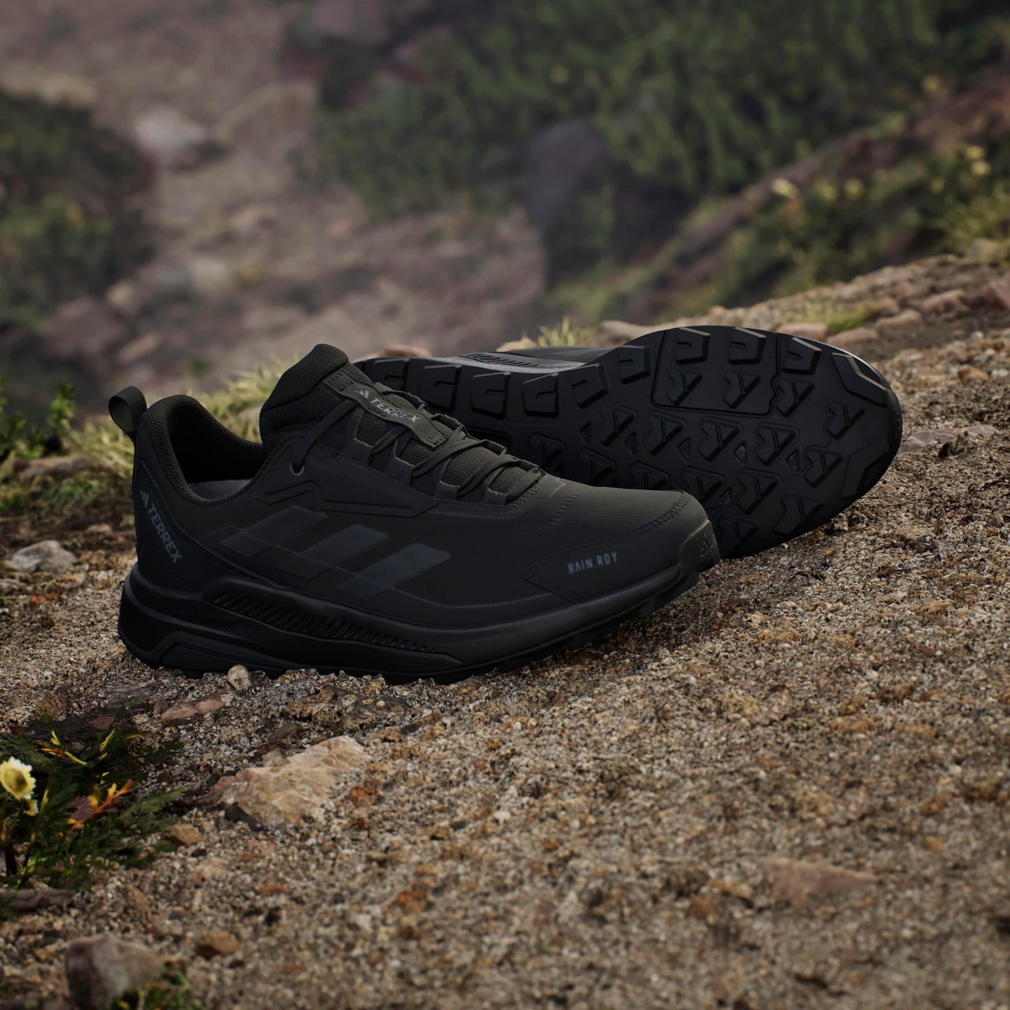 Adidas Men's Terrex Anylander Rain.RDY Hiking, Core Black/Core Black/Grey Four, 11