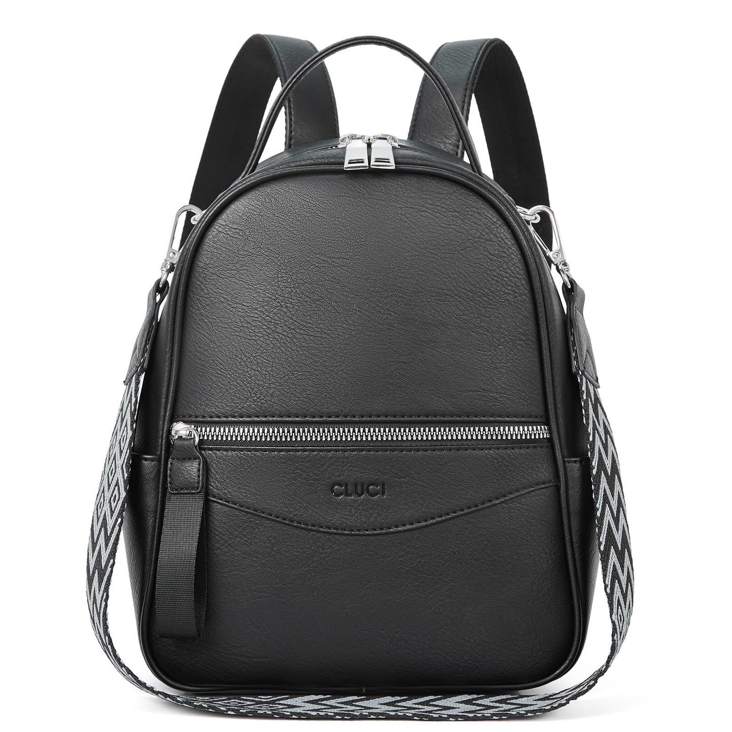 CLUCI Backpack Purse for Women Fashion Leather Small Backpacks Mini Ladies Shoulder Backpack Convertible Handbags
