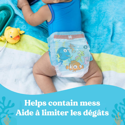 HUGGIES Swim Diapers, Size 3 Small, Huggies Little Swimmers Disposable Swimpants, 20 ct