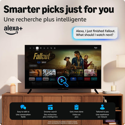 Amazon Fire TV Stick HD (newest model), free & live TV, Alexa Voice Remote, powered by the TV, effortless setup