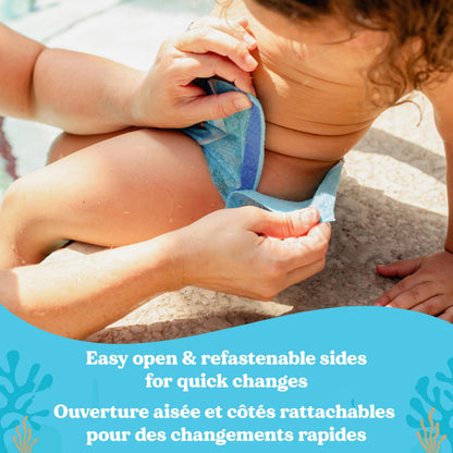 HUGGIES Swim Diapers, Size 3 Small, Huggies Little Swimmers Disposable Swimpants, 20 ct