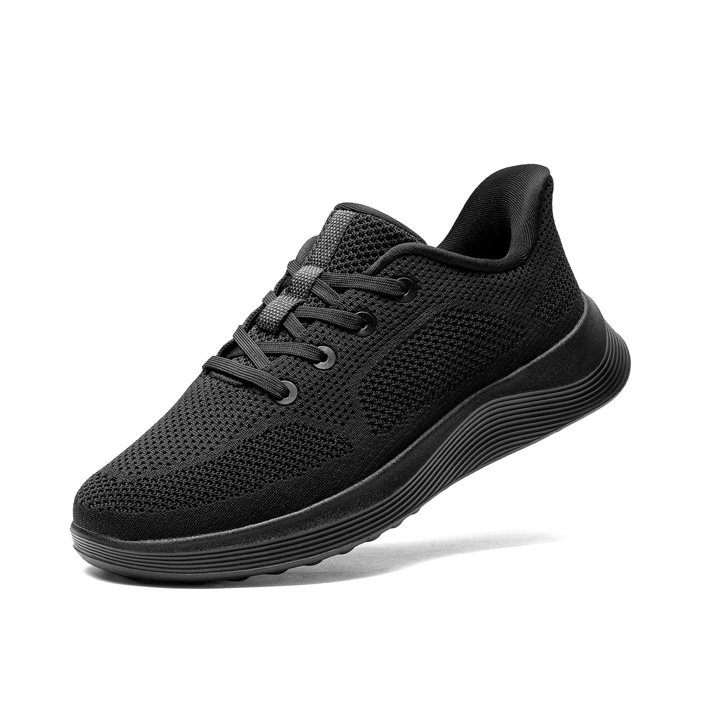 Bruno Marc Men's Walking Shoes Slip On Casual Sneakers,All Black,8