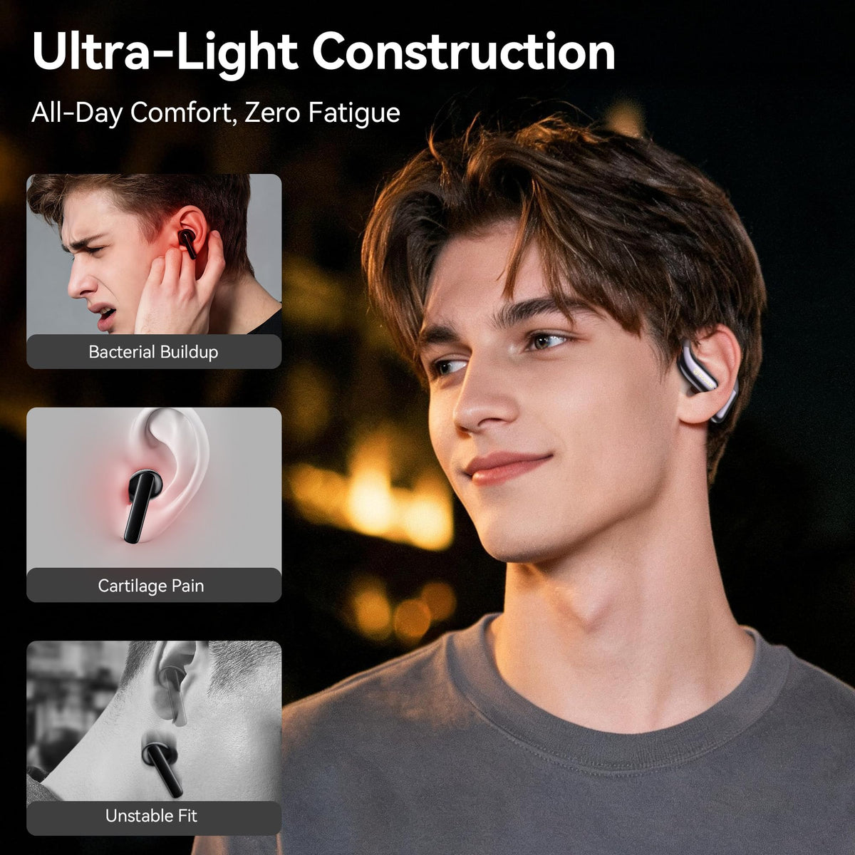 Open Ear Earbuds, Open Ear Headphones, Running Earbuds Wireless