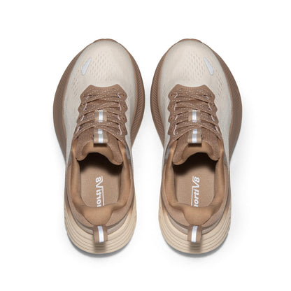 NORTIV 8 Women's Running Walking Shoes Cushioned Casual Tennis Shoes Non-Slip Workout Gym Sports Athletic Fashion Sneakers ActiveBreeze,Size 8,Beige Khaki,SNWS248W
