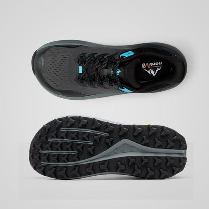 NORTIV 8 Men's Wide Toe Box Trail Running Shoes Cushioned Walking Barefoot Workout Cross Training Gym Shoe Casual Sneakers Whitney,Size 9,Black,SNRS25001M