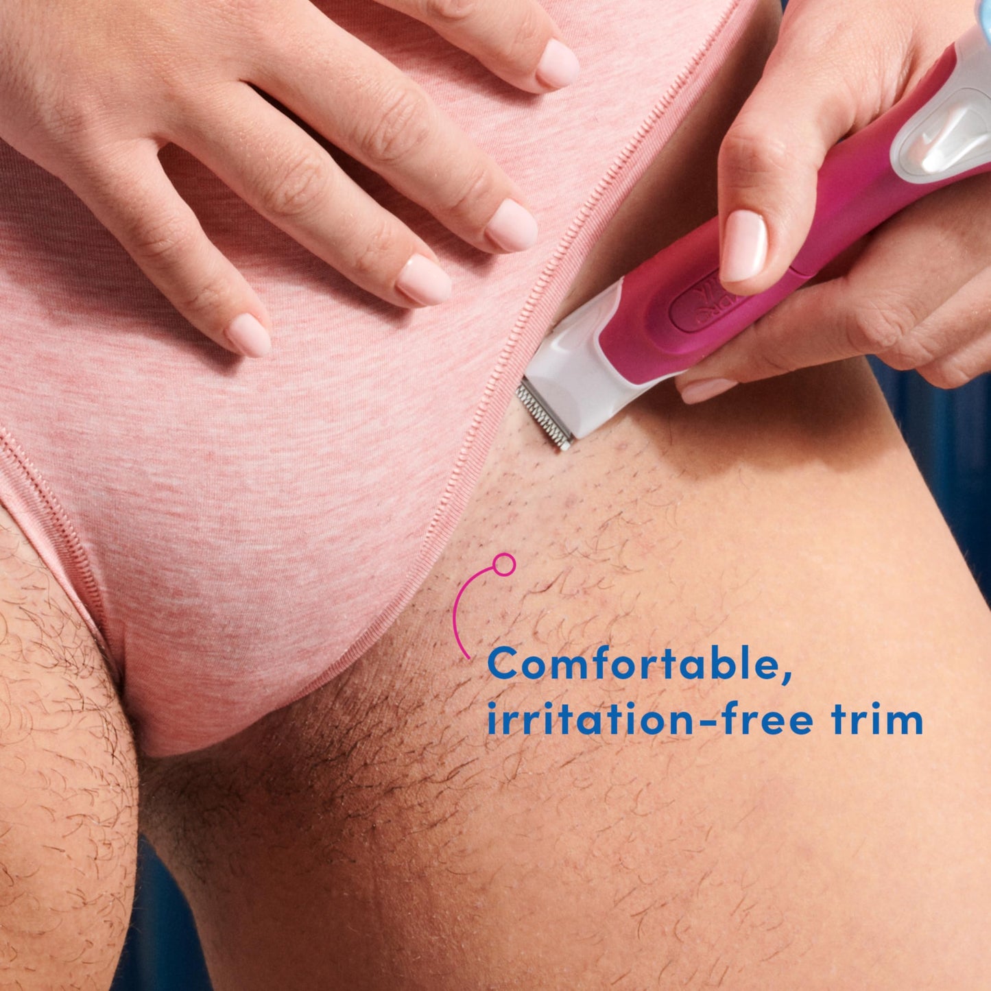 Schick Hydro Silk TrimStyle Hydrating Razor with Bikini Trimmer for Women | 2-in-1 Bikini Razor for Women and Womens Trimmer for Pubic Hair| Includes 1 Waterproof Handle, 1 Refill & 1 AAA Battery