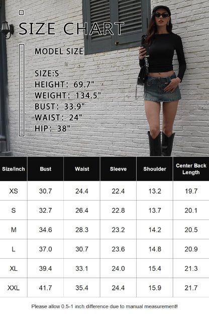 Ekouaer Long Sleeve Shirt Women Fitted Underscrub Top Thermal Undershirt