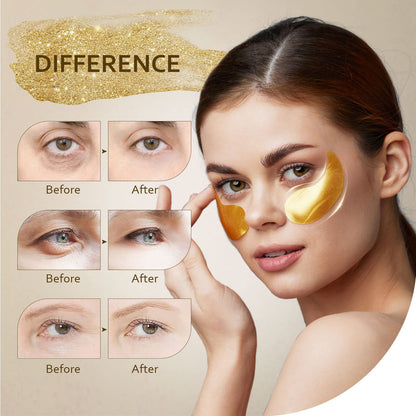 Taimand Under Eye Patches (30 Pairs), 24K Gold Eye Mask for Dark Circles