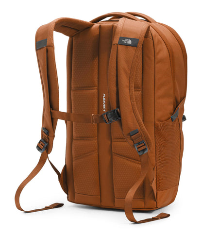 THE NORTH FACE Jester Everyday Laptop Backpack | Commuter Daypack with Water Repellent Finish, 16" Laptop Sleeve, Leather Brown/TNF Black-NPF, One Size