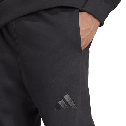 Adidas Men's All SZN Fleece Tapered Pants, Black, Medium
