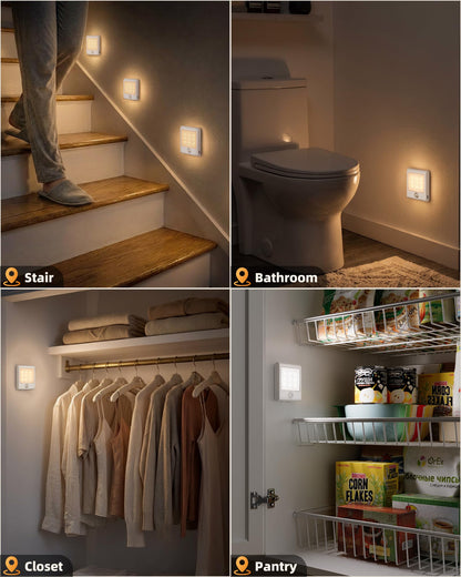 EZVALO Motion Sensor Light Indoor, Rechargeable Night Lights, veilleuse