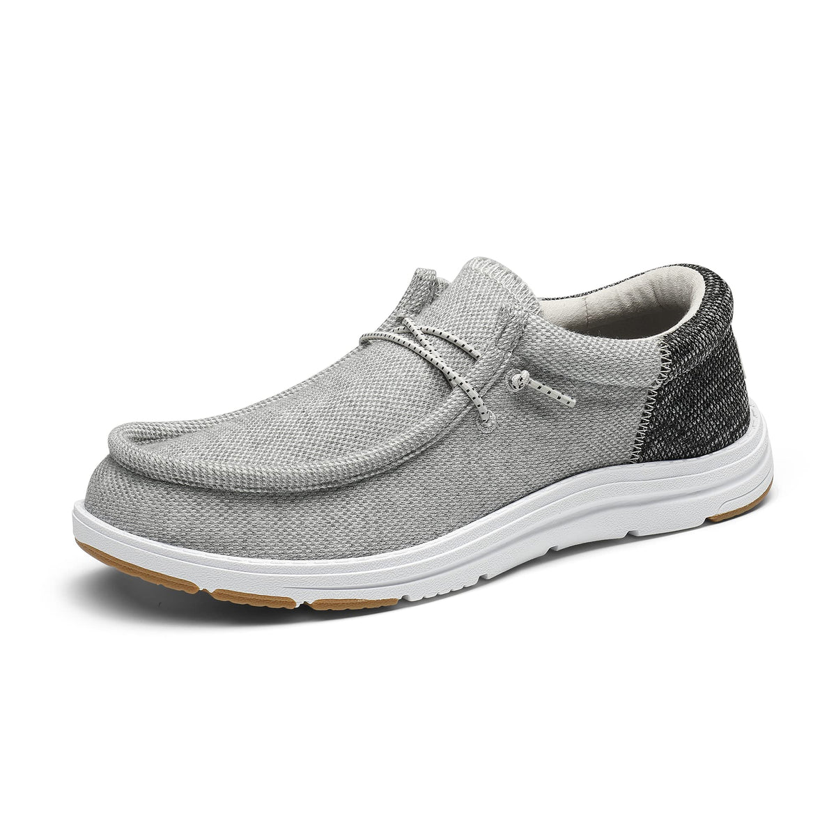 Bruno Marc Men’s Loafers Slip-on Casual Boat Shoes,Grey,9.5