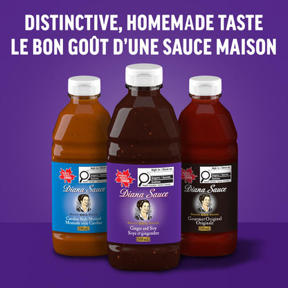 Diana Ginger and Soy BBQ Sauce, 1 Bottle, for Marinating Meats and Easy Grilling, 500 mL