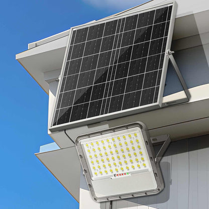Solar Lights Outdoor Solar Flood Lights - 20000 Lumens LED Flood Lights 20000mah IP65 Waterproof Solar Lights | Outside Security Lighting for Yard Stadium Garden (no Motion Sensor)