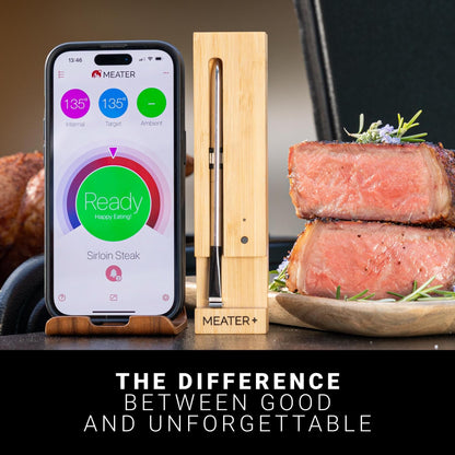 MEATER Plus | Smart Meat Thermometer with Bluetooth | 165ft Wireless Range | for The Oven, Grill, Kitchen, BBQ, Smoker, Rotisserie