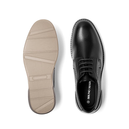 Bruno Marc Men's Casual Dress Sneaker Shoes Wide Business Formal Derby Plain Toe Oxfords Crossflex GentEdge,Size 10.5W,Black,SBOX223MWIDE