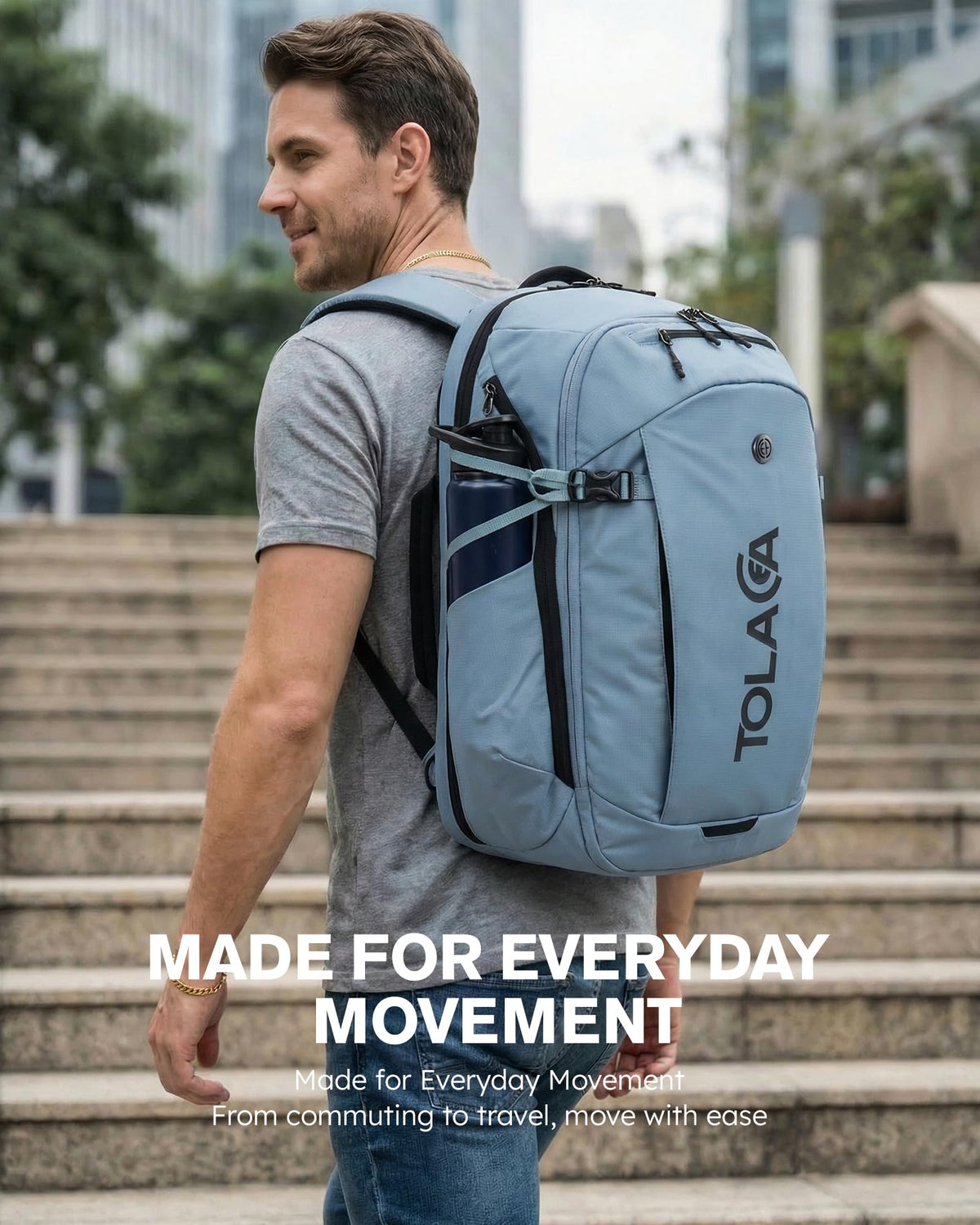 Tolaccea Travel Laptop Backpack 32L Carry on Daypack for Work Business