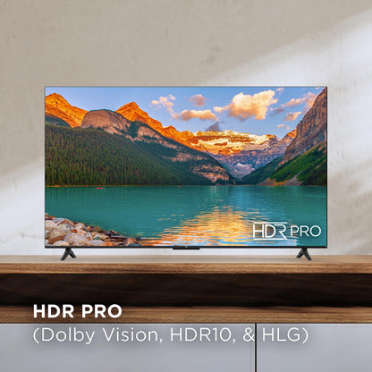 TCL 50-Inch Class S4 4K LED Smart TV with Fire TV (50S450F-CA), Dolby Vision HDR, Dolby Atmos, Alexa Built-in, Apple Airplay Compatibility, Streaming UHD Television, Black