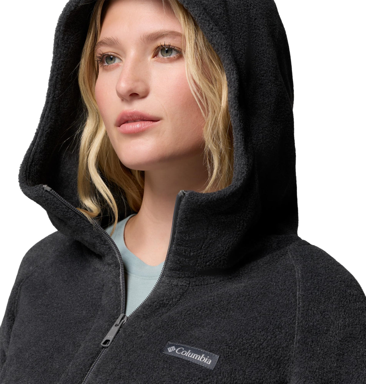 Columbia Women's Benton Springs II Long Hoodie, Charcoal Heather, X-Large