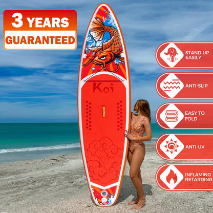 FunWater Stand Up Paddle Board Ultra-Light Paddleboard with Inflatable SUP Accessories for Adults & Youth of All Skill Levels