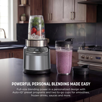 Ninja Nutri-Blender Pro, BN400C, 1000W, 530mL/18oz & 710mL/24oz