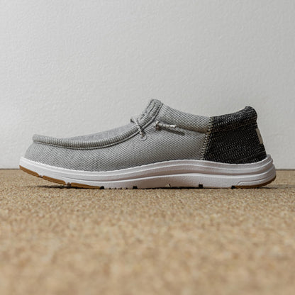Bruno Marc Men’s Loafers Slip-on Casual Boat Shoes,Grey,9.5