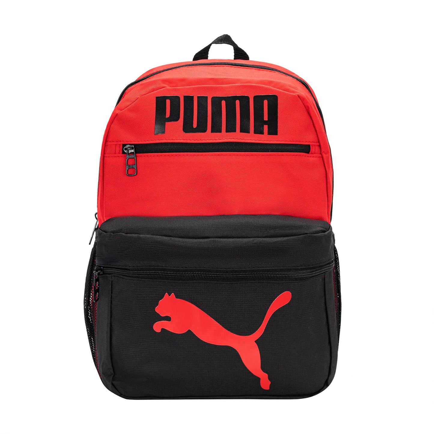 PUMA Kids' Meridian Backpack, Black/Red, One Size