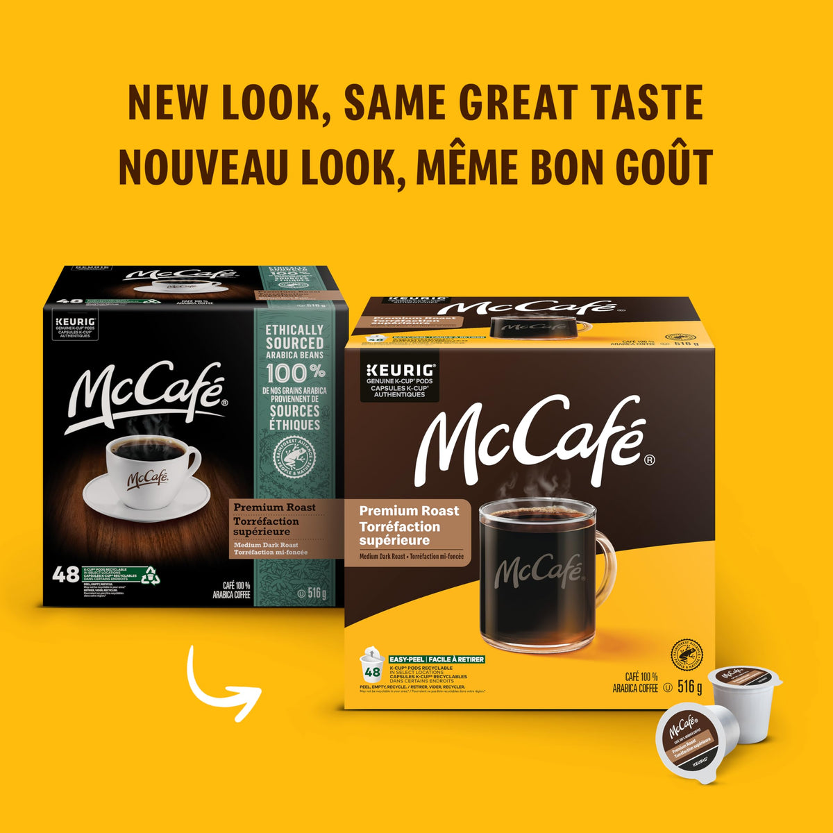 McCafe Espresso Roast K-Cup Coffee Pods, 48 Count, For Keurig Coffee Makers