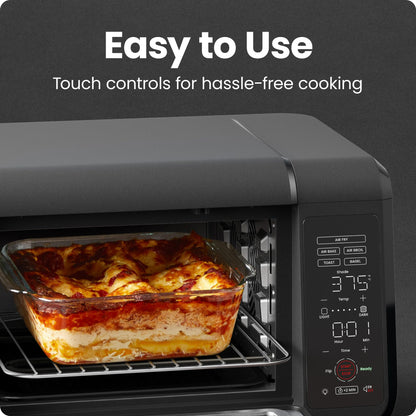 Chefman Air Fryer Toaster Oven Combo, 15 Qt. Countertop Oven for Quick & Healthy Meals, Bake, Broil, Air Fry, Toast, and Bagel Functions, 450°F Max Temp, 4 Slice Toaster Oven Air Fryer Combo – Black