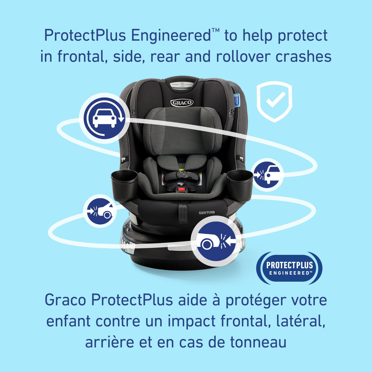 Graco EasyTurn 360 2-in-1 Convertible Car Seat