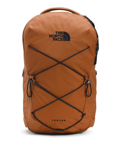 THE NORTH FACE Jester Everyday Laptop Backpack | Commuter Daypack with Water Repellent Finish, 16" Laptop Sleeve, Leather Brown/TNF Black-NPF, One Size